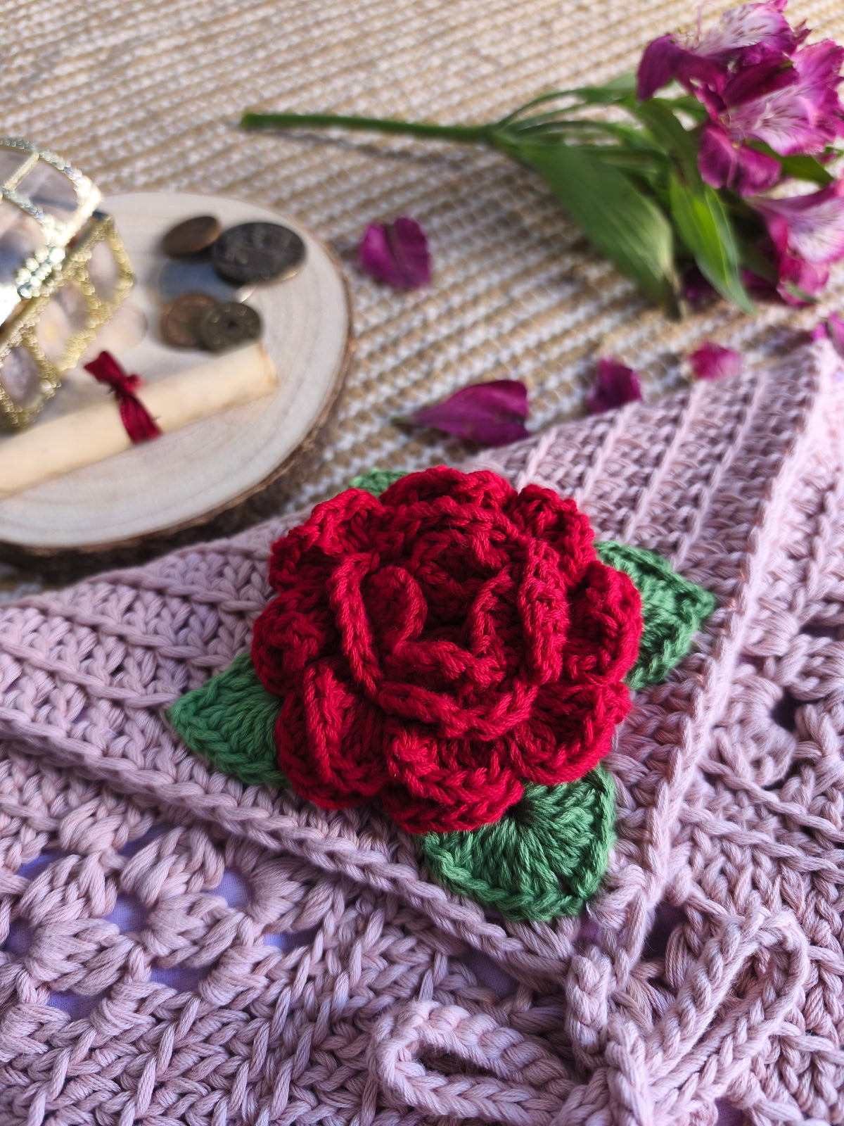 Funda Rosa de carmesí