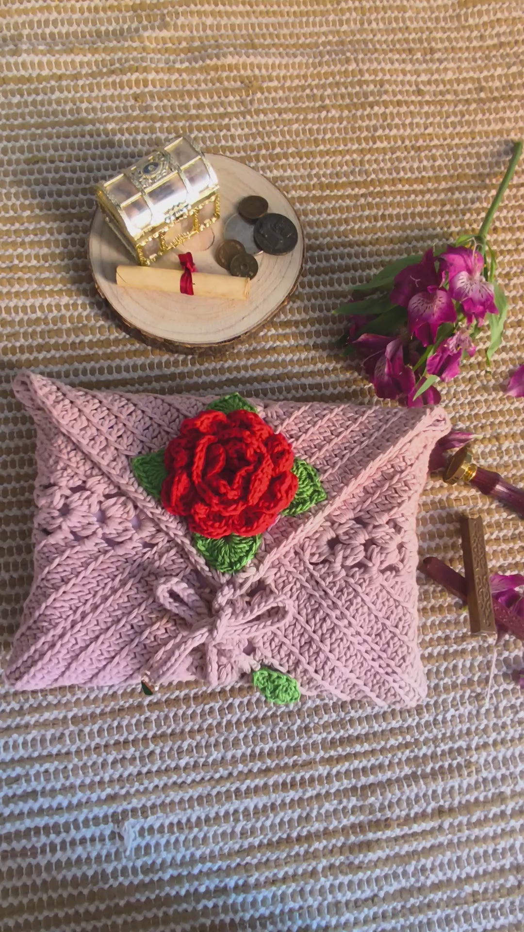 Funda Rosa de carmesí